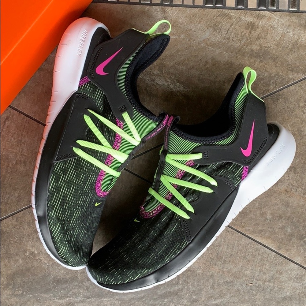 NIKE FLEX CONTACT 3 black/volt glow-hyper violet M - Picture 4 of 16